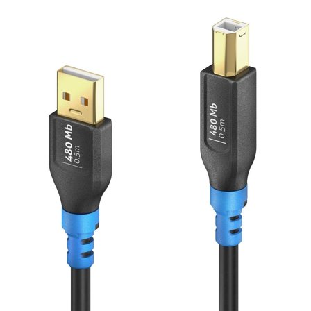 PURELINK | FlexInstall | USB-A - USB-B | 2.0 | 0.5m | Black