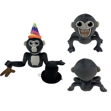 Gorilla Tag Monke Plyschleksak Spel Periferi Fylld Djurdocka För Barn Present DB