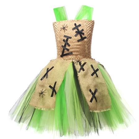 Børns Frankenstein Monster Halloween Kostume Horror Djævel Cosplay Piger Tøj Fancy Karneval Fest Tutu Kjole til Børn 1-14 S02 M 4-5Y