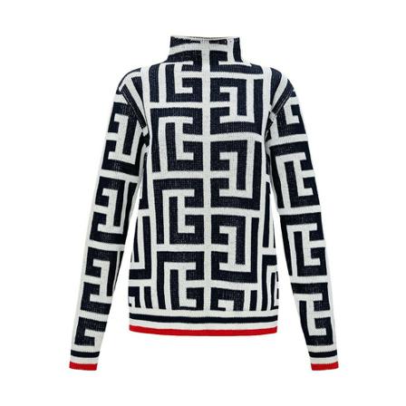 Balmain Sweater with monogram Hvid, Dame