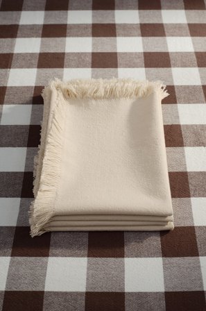 Jotex - Serviett 4-pakning Beige farge - SCARLETT - Kjøp Servietter hos Jotex