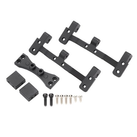 RC Bil Modifisering Dragstangssete med bakaksel Styresnekke Feste for MN 1/12 99S D91 D90 Svart