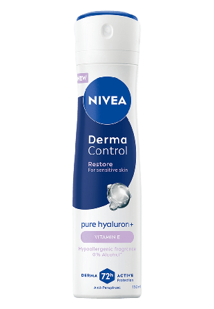 NIVEA Antiperspirant Deo Spray Derma Control Restore Sensitive 150 ml Dam