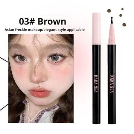 Fejk Tår- och Födelsemärkepenna för Ansikte Vattentät Naturlig Makeup Fejkpenna Fräknar Födelsemärke Kosmetika H9v5