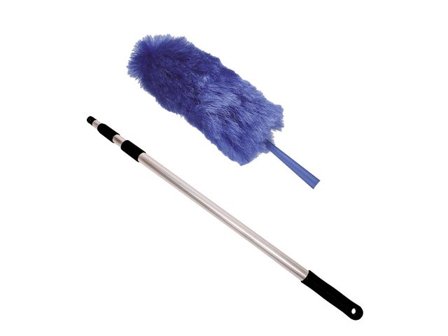 MAX Dammvippa Teleskop 134-242cm - Lyreco - Städ och hygien - Städredskap - Dammvippor och intriörmoppar