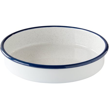 Kockums jernverk Rund ovnsform 24 cm, Kockums white