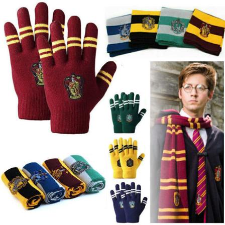 Harry Scarf & Vantar Gryffindor Slytherin Ravenclaw Hufflepuff Present XmasC