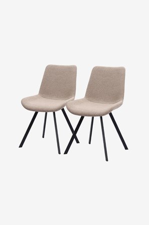 Homeroom Collection - Sture 2-pakning spisestol - Natur - Stoler - Fra Homeroom