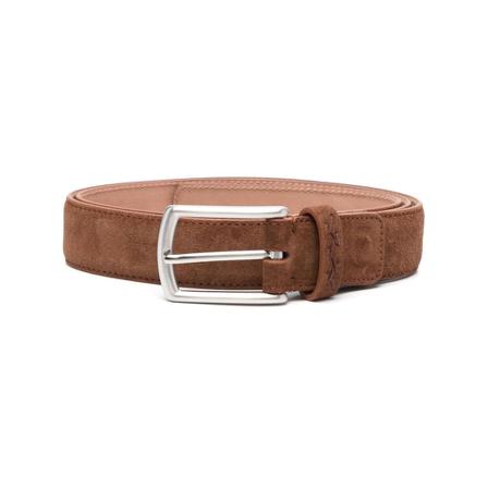 Z Zegna, Belt Bruin, Heren, Maat:100 CM