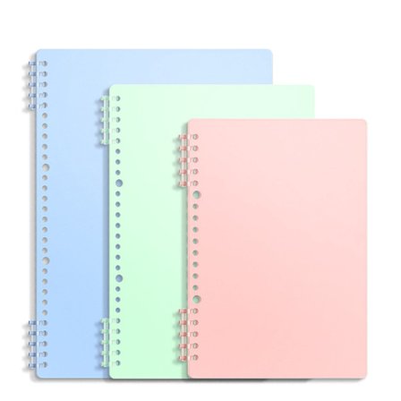 Muistikirja A5, laadukkaan näköinen lukion opiskelijan muistikirja, vaakasuorat viivat, mukava pitää kädessä, sininen B5, vihreä A4