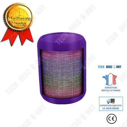 Bluetooth-högtalare - TECH DISOUNT - TD - Trådlös - LED - Bärbar färgglad