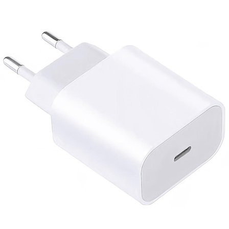 Laddare 25W iPhone/Samsung - Strömadapter - USB-C - Snabbladdare vit 60