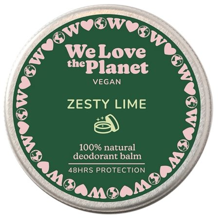 We Love The Planet Deodorant Balm Zesty Lime 35 g, Parfumer & Dufte, Til Hende, Deodorant