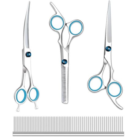 Hundesaks med afrundede sikkerhedsspidser (sæt med 4)