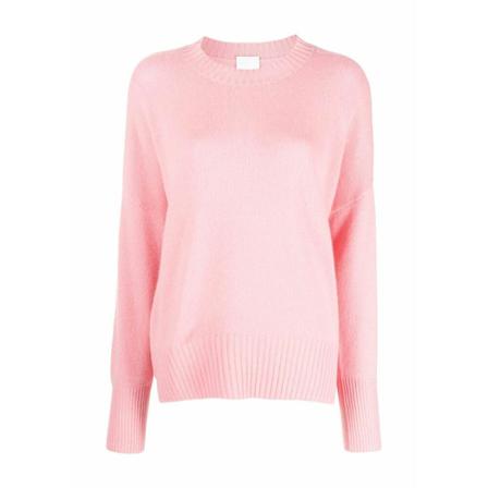 Allude Round-neck Strik Pink, Dame Striktrøjer