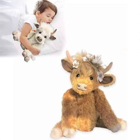 Skotlantilainen käsintehty ylämaankarja, ylämaankarja pehmolelu