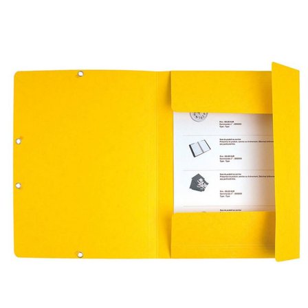 EXACOMPTA Gummibandsmapp 3-klaff A4 sorterade färger - Lyreco - Kontorsmaterial - Mappar och plastfickor - Gummibandsmappar 3-klaff - Kartong