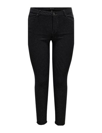 ONLY Carmakoma | Carblush-Vada Shine Stripe Skinny Pnt | 54
