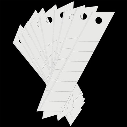 Ersättningsblad för mattknivar, 18 mm, 100-pack