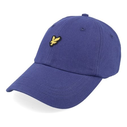 Lyle & Scott - Ble unconstructed Czapka Z Daszkiem - Baseball Cap Deep Indigo Dad Cap @ Hatstore