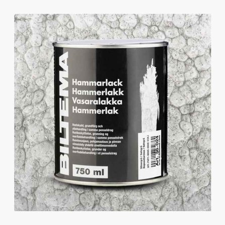 Hammarlack silvergrå 0 75 liter - Biltema