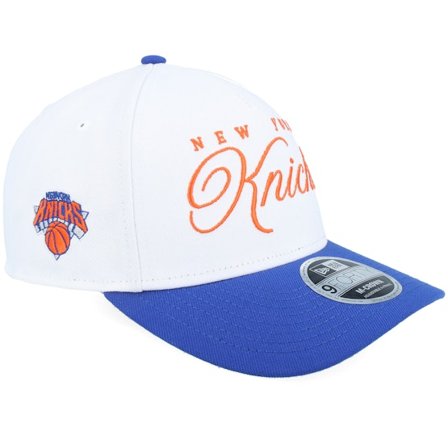 New Era - NBA Schwarz adjustable Cap - New York Knicks NBA Draft 9FORTY M-Crown White/Royal A-Frame Adjustable @ Hatstore