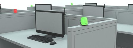 PLENOM Kuando Busylight UC Omega - Presence, Ringer & Notification - opptattlampeindikator for hodesett for hodesett