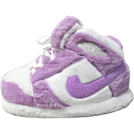 Sjove Sutsko Sportssko, Ultra Komfortable og Hyggelige Hjemmesko, Indendørs Sportssko, Plys Indendørs Unisex Sutsko - Lilla