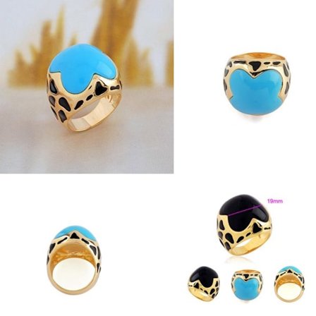 18K Guldfyllda Guld gulddoublé Filled CZ Ring