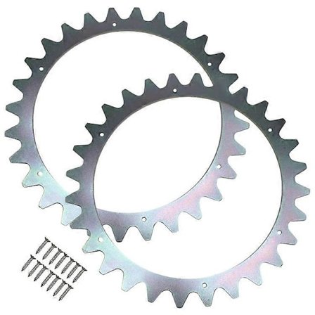 TLWH-02 2 SPCC Piikit Yhteensopiva Husqvarna Automower 315 / 310 / 305 Ruohonleikkurin Kanssa, Sisältää 14 Itsekierteittävää Ruuvia