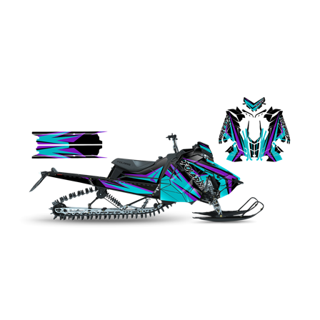 Dekalkit SweTown Phat Ocean - Polaris Axys 800 SKS 146 2018-2020