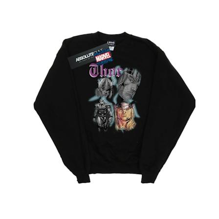 Marvel Boys Thor Homage Sweatshirt 9-11 år Svart Black 9-11 Years