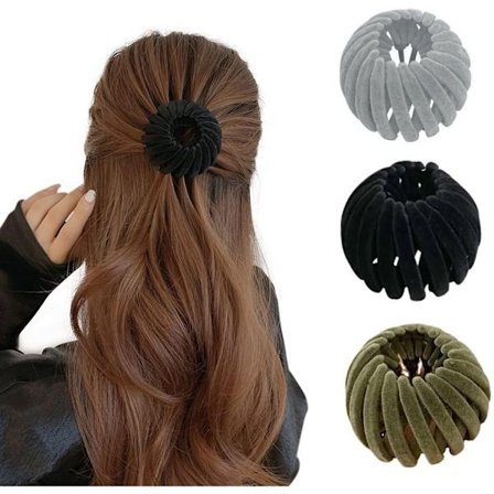 Hårklemme, Hårklemme, Hårtilbehør, Dame Hårklemme, 3 Stykker