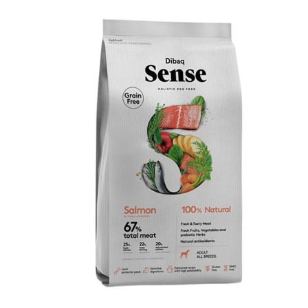 DIBAQ - Sense Salmon 12kg - Hund - Hundefôr & hundemat - Tørrfôr for hund - ZOO.no