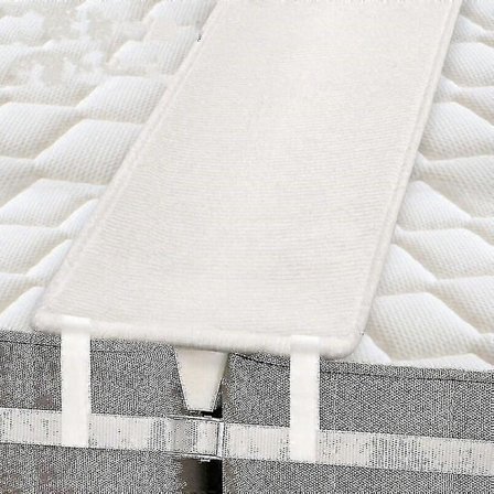 20 cm Sengsbro - Madrasforbindelse til at lave to enkeltsenge til en dobbeltseng - Madraskile med madrasrem til gæsteværelse