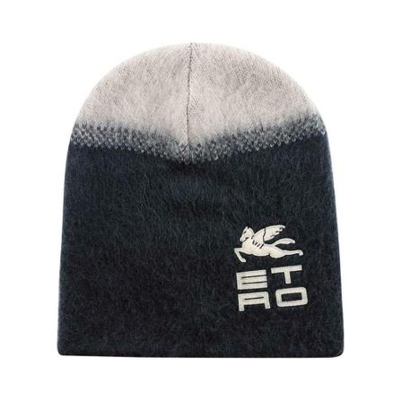 Etro, Beanies Blauw, Heren, Maat:ONE Size