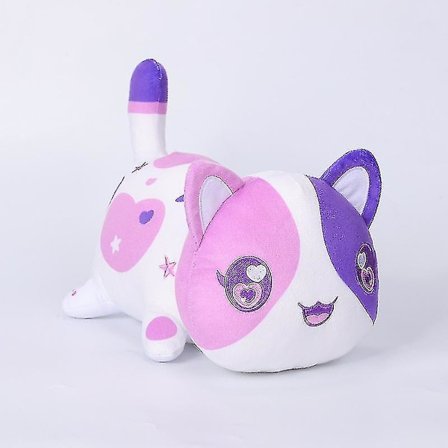 25cm/9.8in Meemeow Aphmau Plysch Meemeows Katt Plysch Hurtigmat Katt Holloween Plysch Søte Godbiter Katt Ca