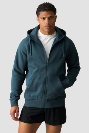 ICANIWILL - Everyday Zip Hoodie Dark Dusty Teal - Heren - sportkleding van ICIW