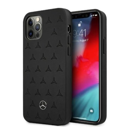 Mercedes iPhone 12 Pro Max Skal Läder - Svart