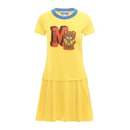 Moschino, Dress V04335411027 Żółty, Kobieta, Rozmiar: S