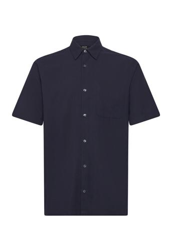 Grida Cotton Victor Shirt Ss Mads Nørgaard Blue