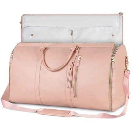 Udendørs Fitness Taske Stor Kapacitet Foldbar Vandtæt Gymnastik Dame Yoga Rejse Håndtaske Bærbar Ultralet Håndbagage, Pink