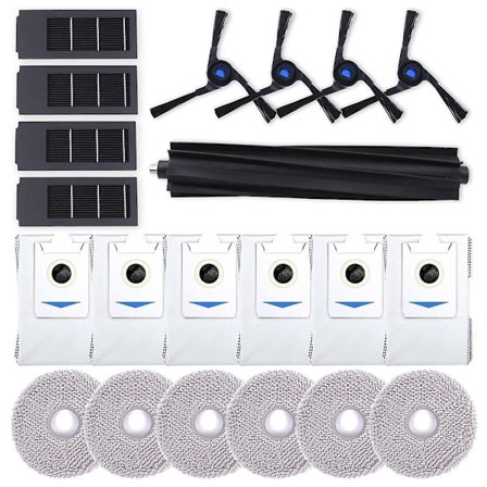 til Deebot X2 Omni Robotstøvsuger Hovedsidebørste Hepa Filter Moppeklud Støvposer Tilbehør-WELLNGS