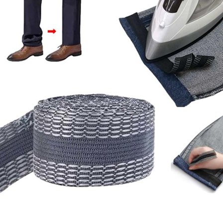 Fållfix - Hurtig og Nem Oplægning af Bukser & Nederdele Grå