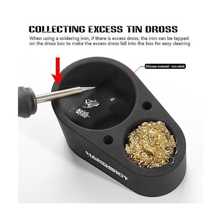 Loddekolbehoved Silikone Slagkasse Rengøringsholder Af-tin