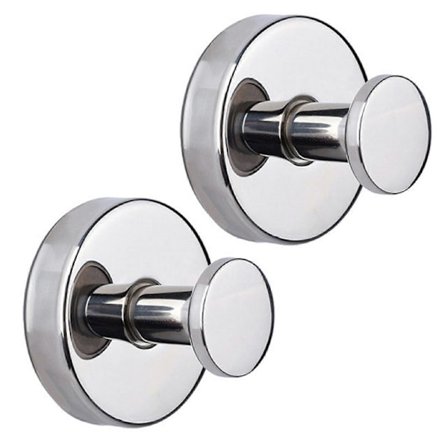 1/2/4 st Sugkoppskrokar Rostfria Korrosionsbeständiga 7 kg Lastkapacitet Avtagbara Handdukskrokar Badrumsvägghängare