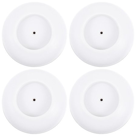 4 kpl Lasten turvaportin kaidepyöreä mattotyökalu Sisäaita Pyöreä matto(8X8CM,Valkoinen)