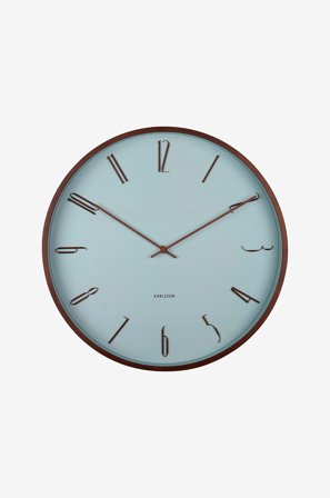 Karlsson - Väggklocka Scandia - Blå - Väggklockor & bordsur - Från Homeroom