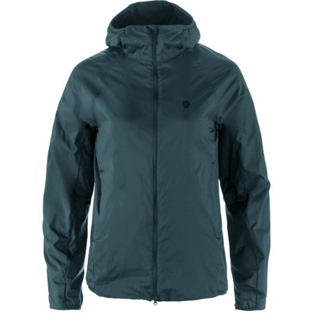 Fjällräven Dam's Keb Thermal Wind Jacket in Mountain Blue | Size: Small, Polyester