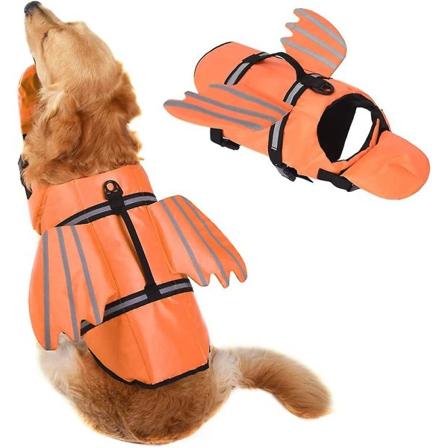 Flytväst för hund, Unik Wings Design Flytväst för husdjur för små